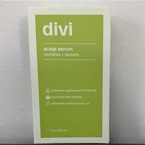 Divi Scalp Serum 1oz Sealed, Hair Fullness, Density Support, Rosemary & Peptides